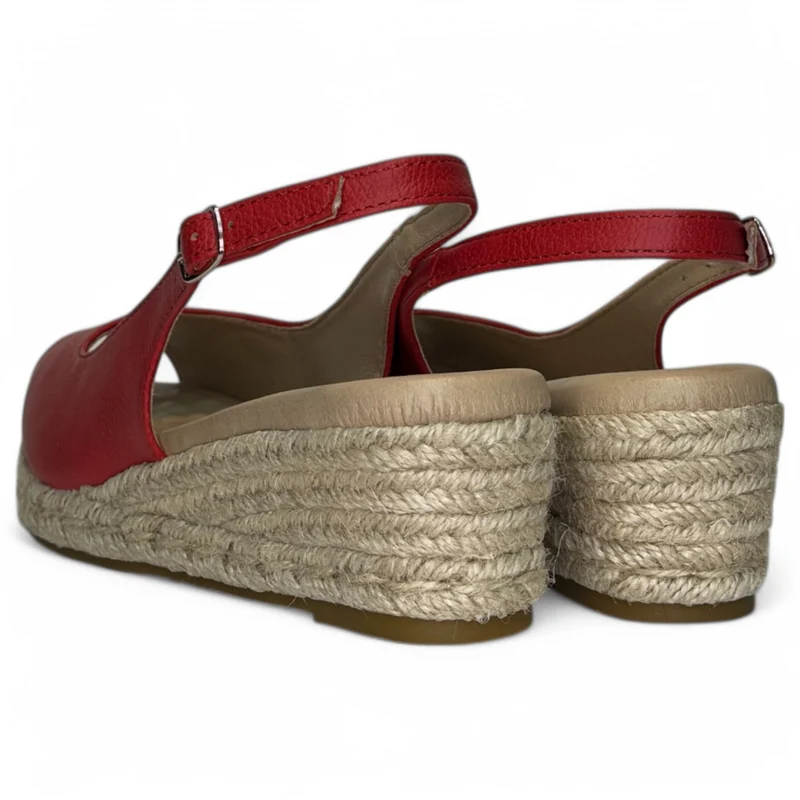 Sandalias de Esparto Mysoft 25M100 Rojo