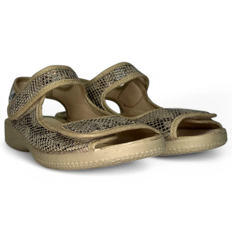 Zapatillas Javer Abiertas Velcros 45-2 Beig
