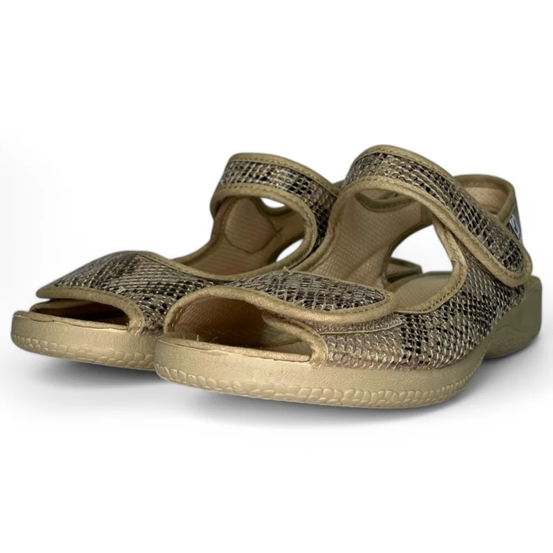 Zapatillas Javer Abiertas Velcros 45-2 Beig
