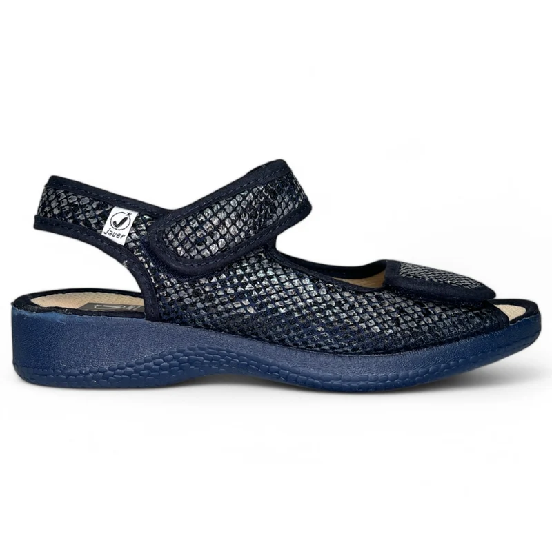 Zapatillas Javer Abiertas Velcros 45-2 Marino
