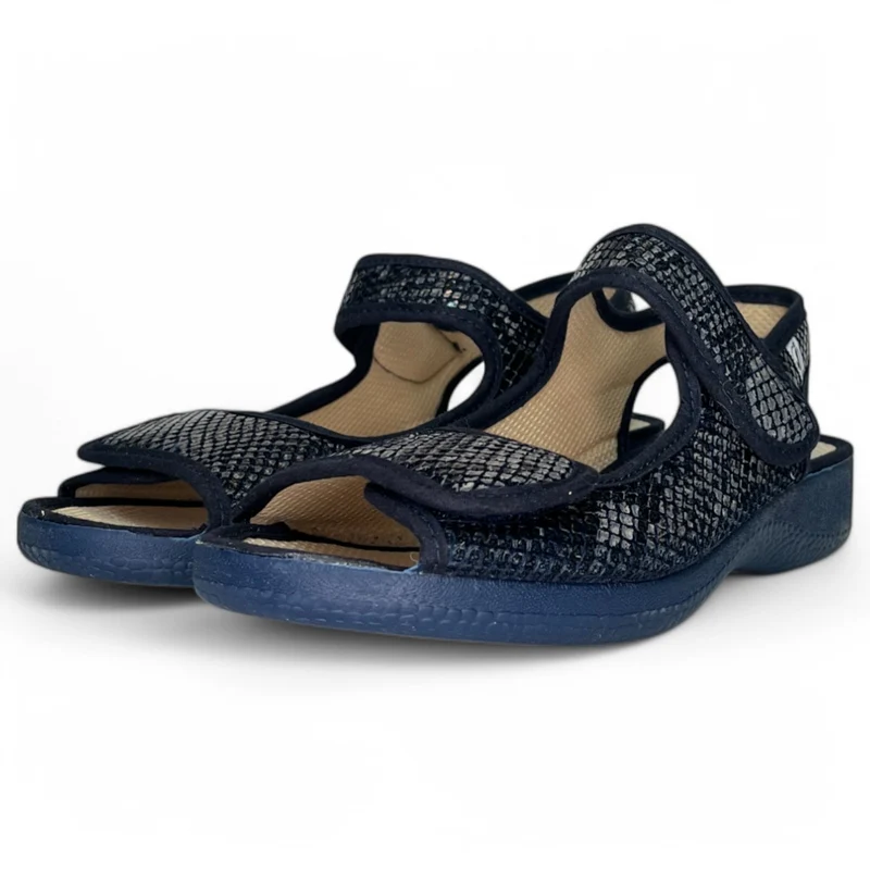 Zapatillas Javer Abiertas Velcros 45-2 Marino