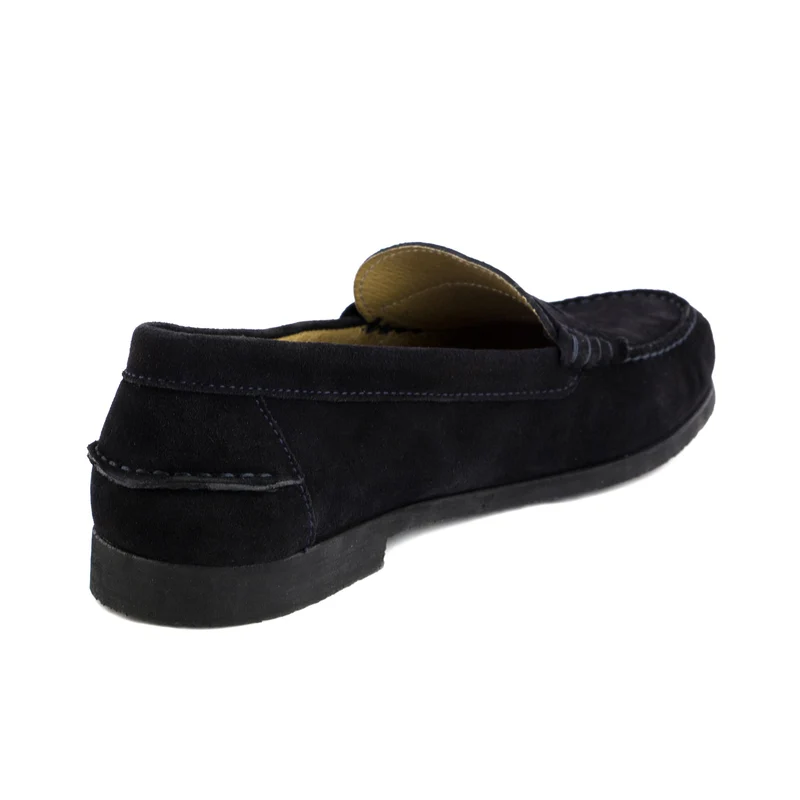 Mocasín serraje azul THOU-C-G Jeromín
