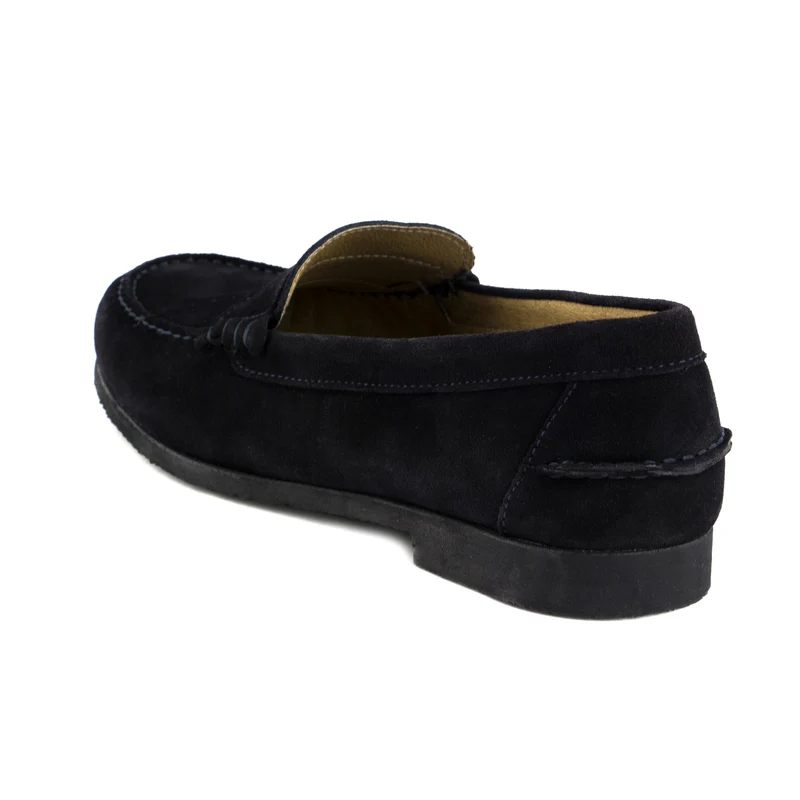 Mocasín serraje azul THOU-C-G Jeromín