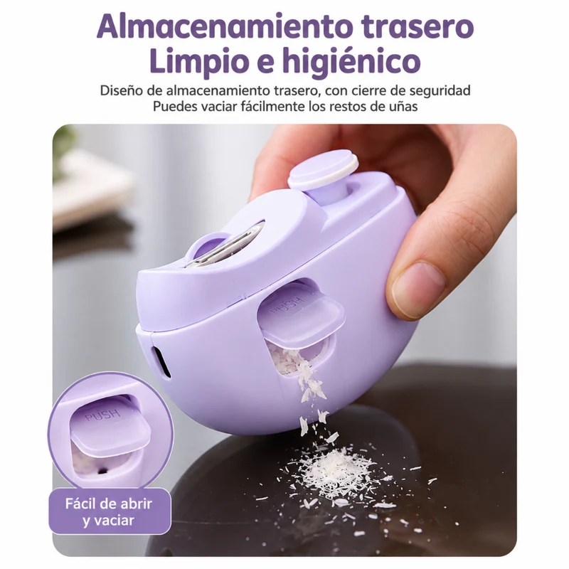 Miomu Cortador de Uñas Eléctrico Recargable USB