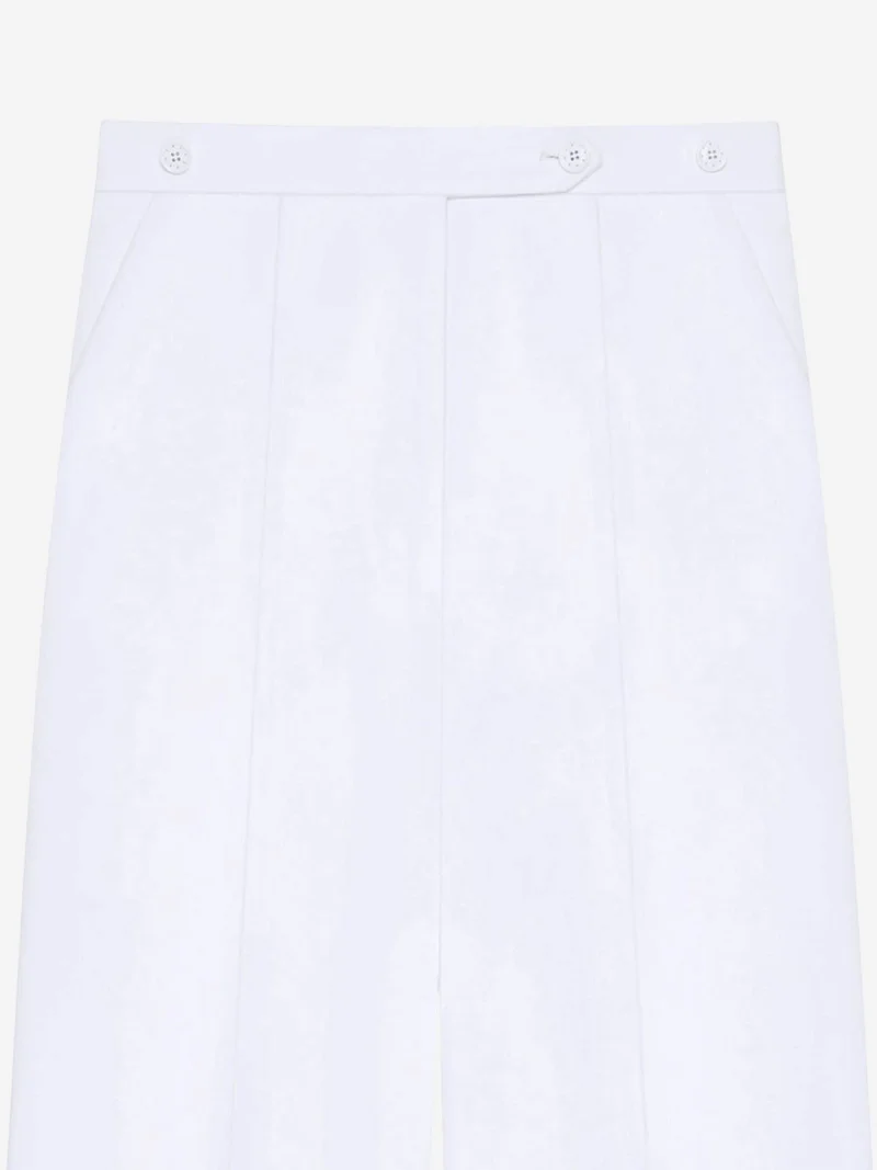 Pantalones Plisados Algodón
