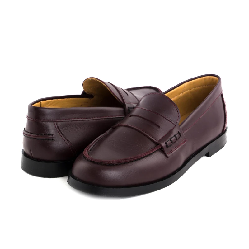 Mocasín burdeos N620 Jeromín