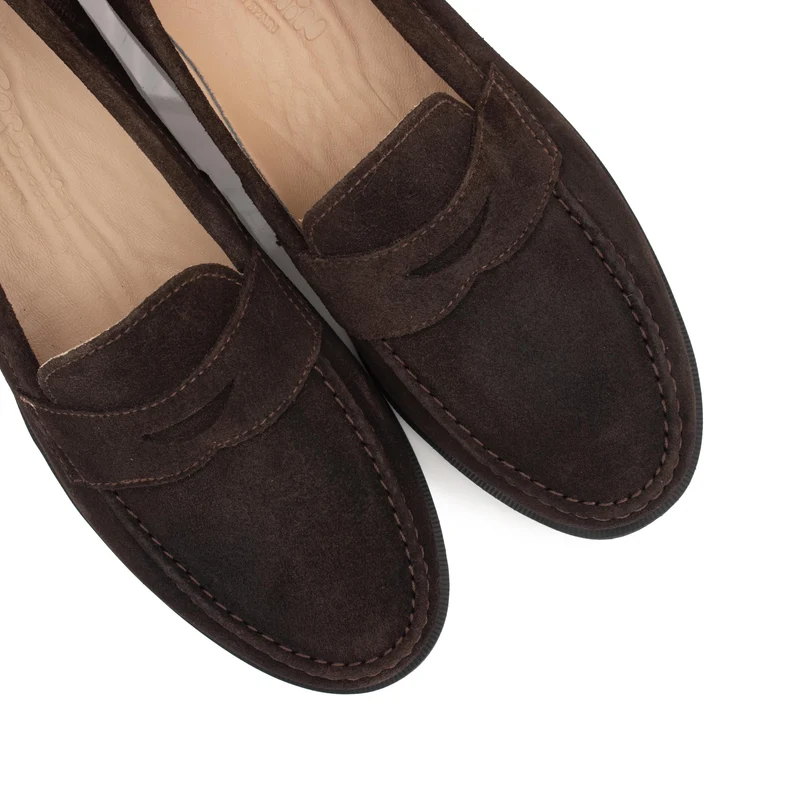 Mocasín serraje marrón GORI Jeromín