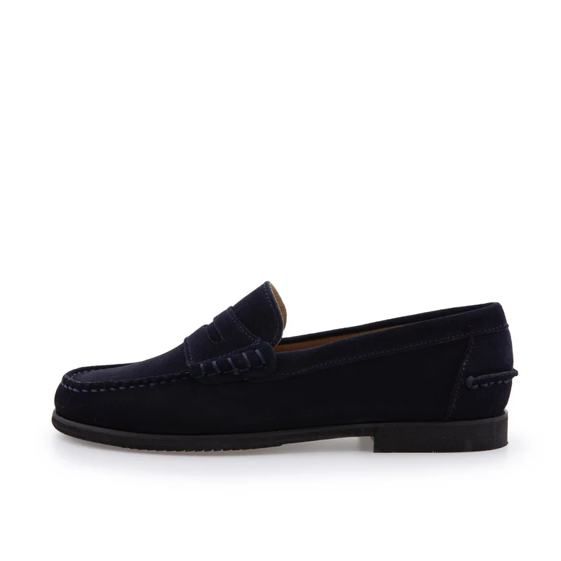 Mocasín serraje azul THOU-G Jeromín