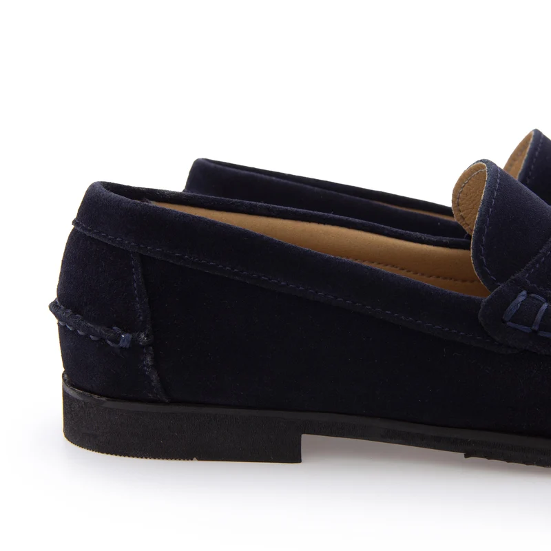 Mocasín serraje azul THOU-G Jeromín