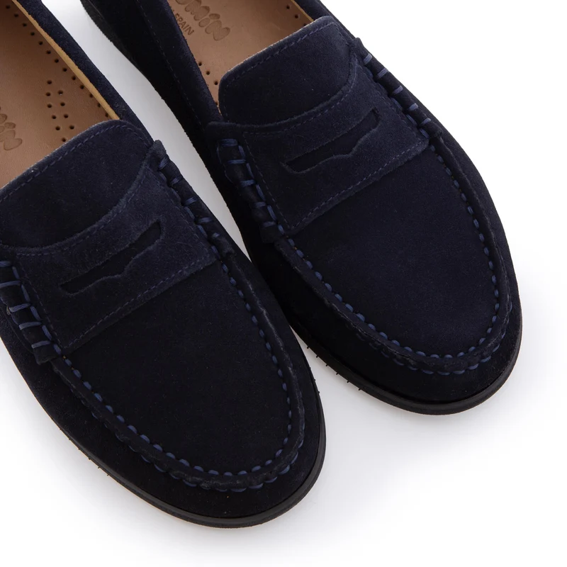 Mocasín serraje azul THOU-G Jeromín