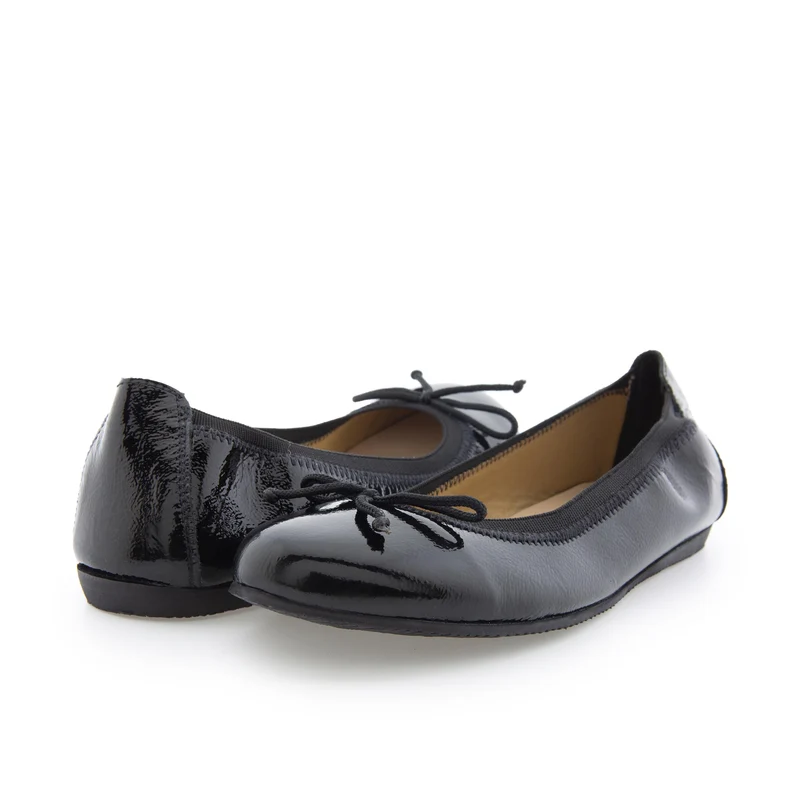 Bailarina charol negro ROLL-CH Jeromín