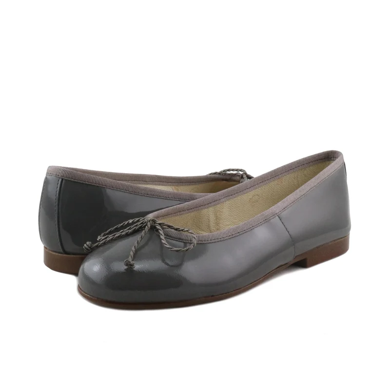 Bailarina charol pizarra 5631 Eli
