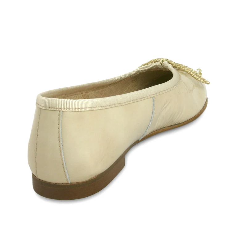 Bailarina charol beige 5631 Eli