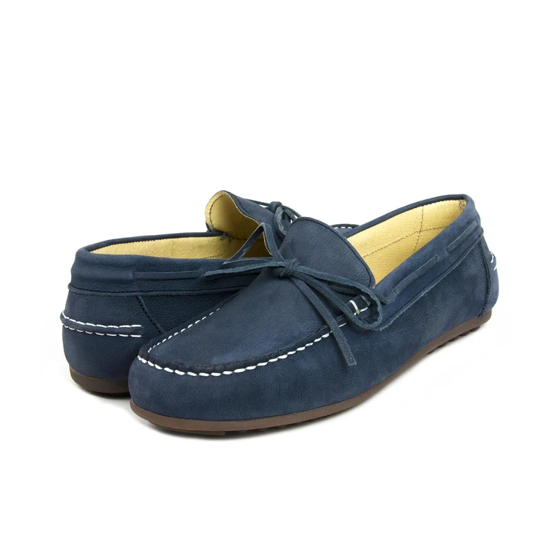 Mocasín nobuk celeste LAZO Jeromín