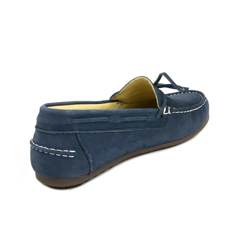 Mocasín nobuk celeste LAZO Jeromín