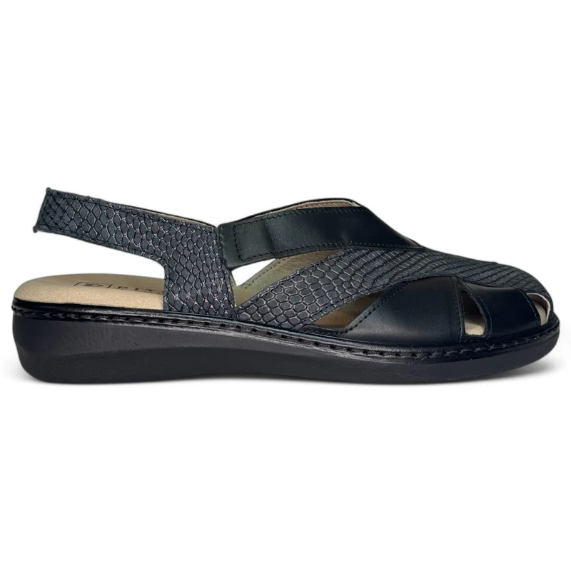 Sandalias Pitillos Plantilla Extraíble 10302 Negro