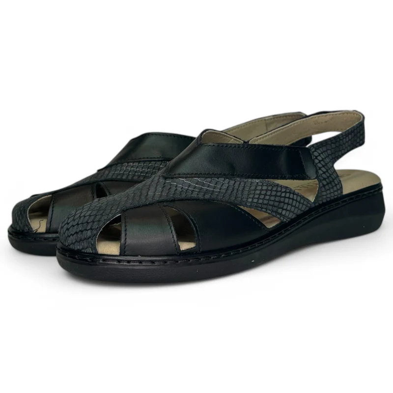 Sandalias Pitillos Plantilla Extraíble 10302 Negro