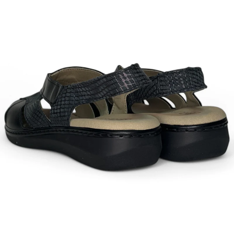 Sandalias Pitillos Plantilla Extraíble 10302 Negro