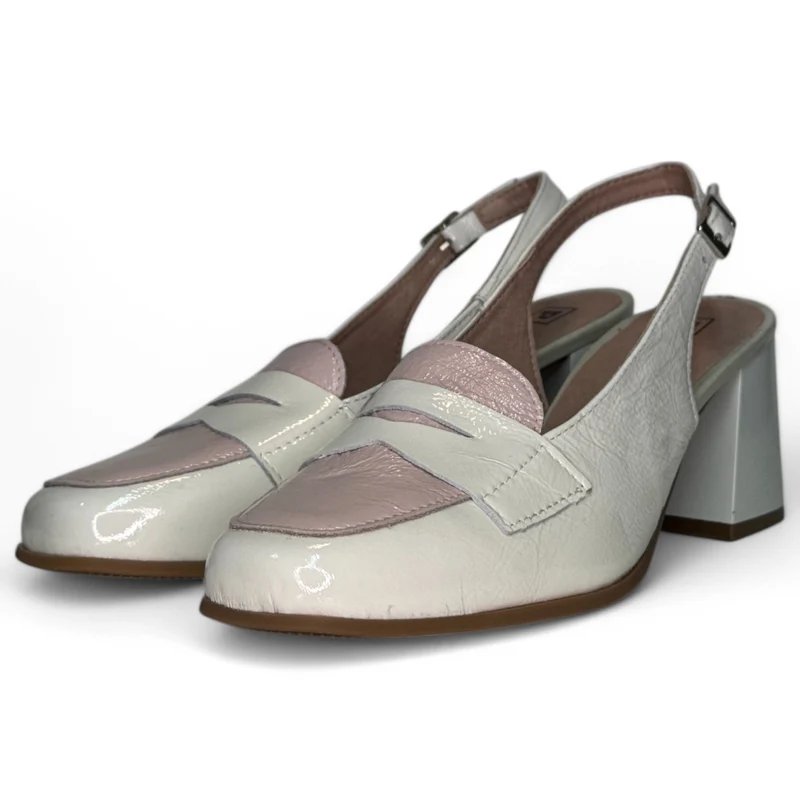 Zapatos Pitillos Tacón Antifaz 10491 Glacial Nude