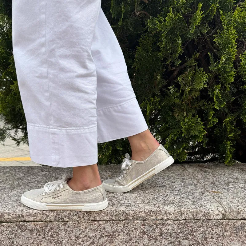 Zapatillas Pepe Jeans Brady Party W PLS31439 099 Oro