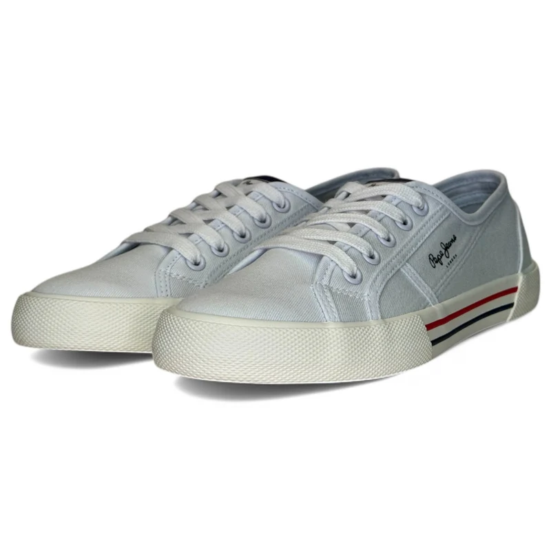 Zapatillas Pepe Jeans Brady Basic W PLS31287 800 Blanco