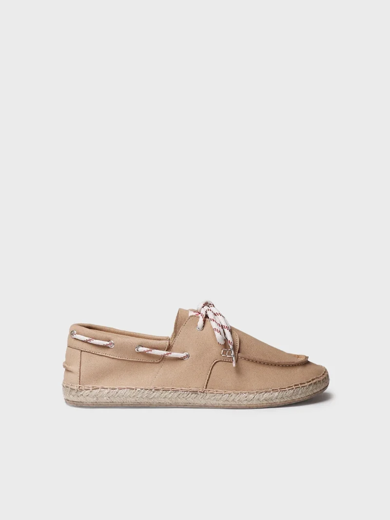 Alpargata barefoot unisex con cordones | 026JUTE
