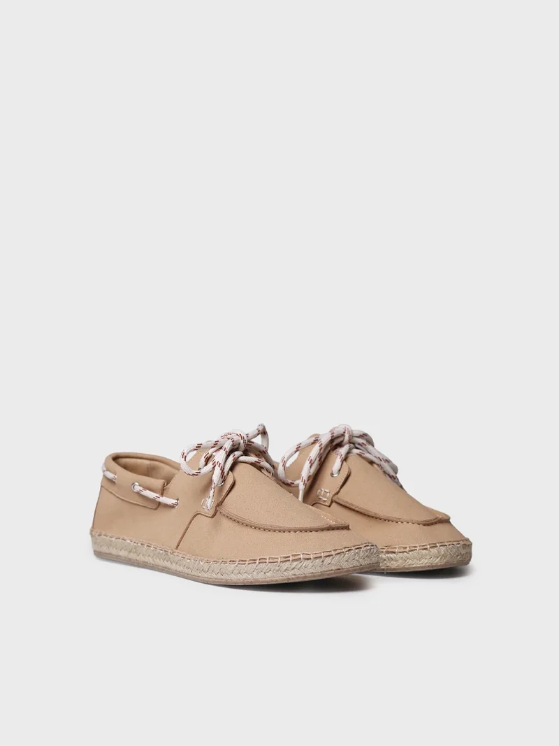 Alpargata barefoot unisex con cordones | 026JUTE