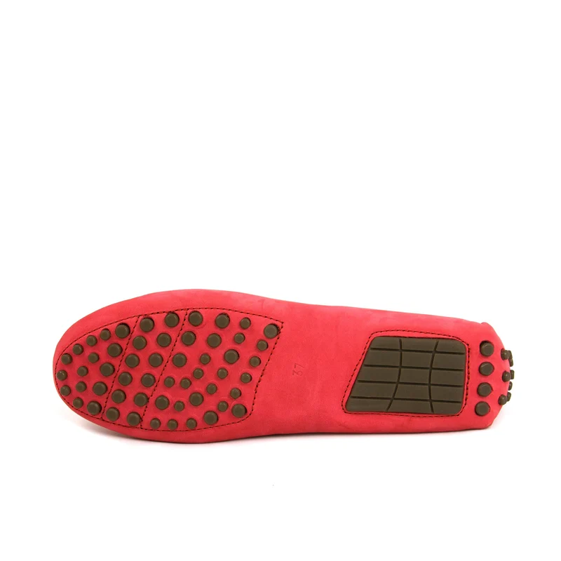Mocasín nobuk rojo H-ANTIFAZ Jeromín