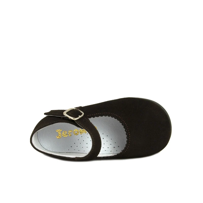Mercedita serraje marrón 10305 Jeromín