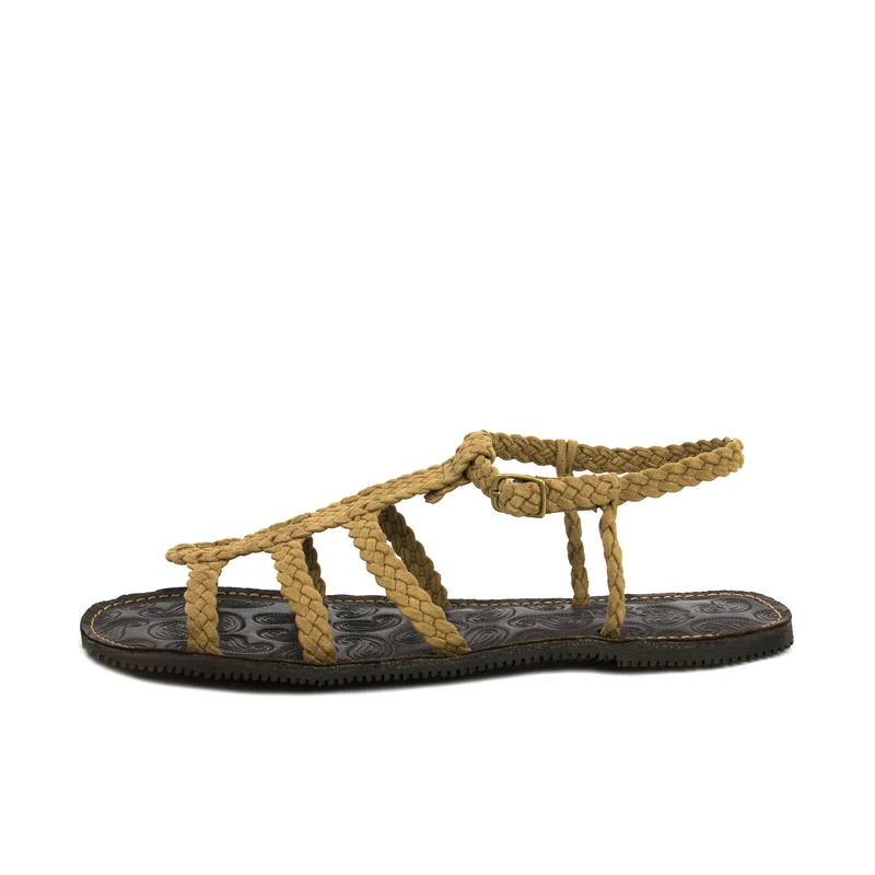 Sandalia taupe TIRASTREN Jeromín