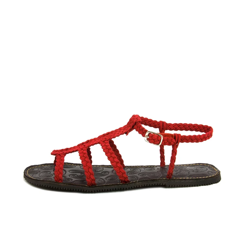Sandalia serraje rojo TIRASTREN Jeromín