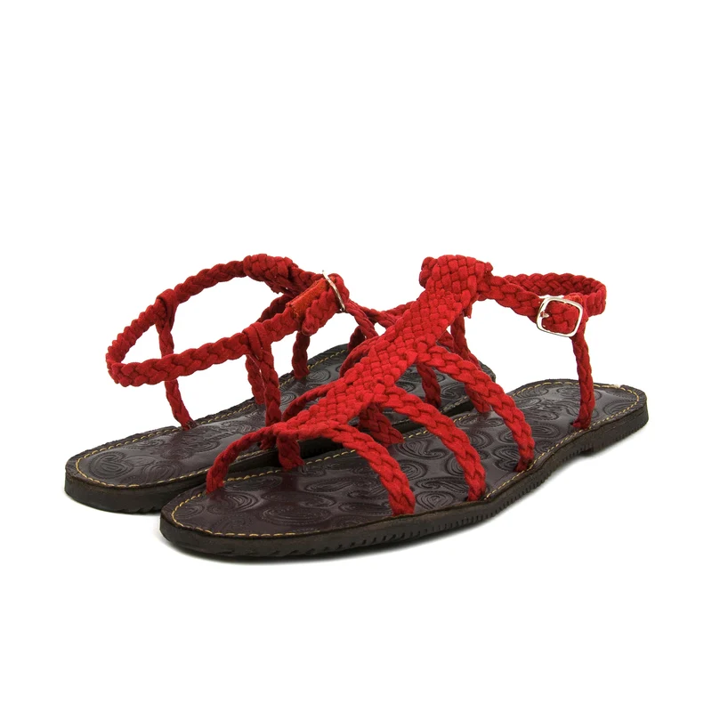 Sandalia serraje rojo TIRASTREN Jeromín