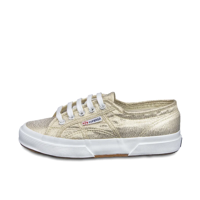 Zapatilla dorada 2750LAMEW Superga