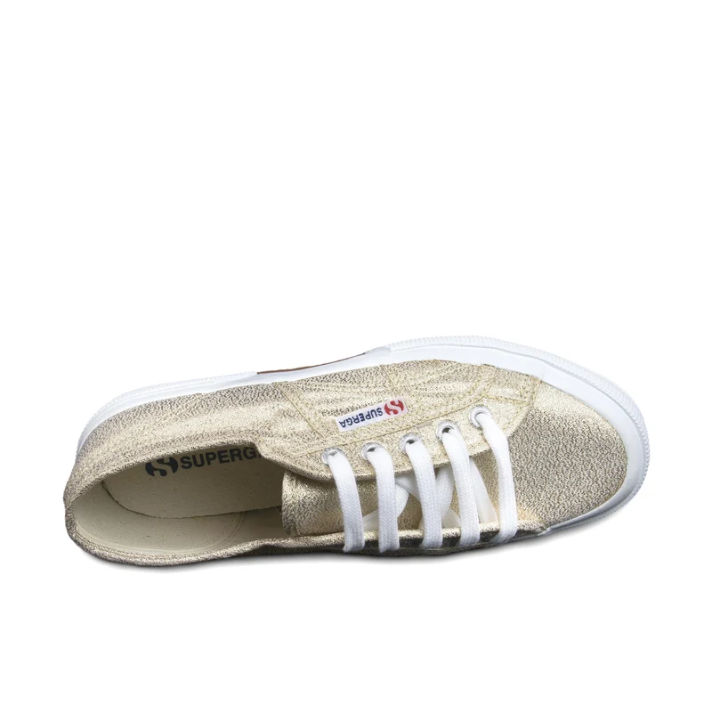 Zapatilla dorada 2750LAMEW Superga