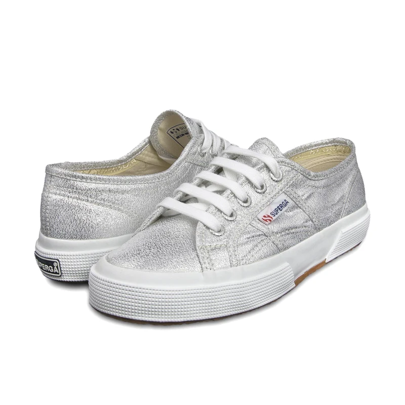 Zapatilla plateada 2750LAMEW Superga