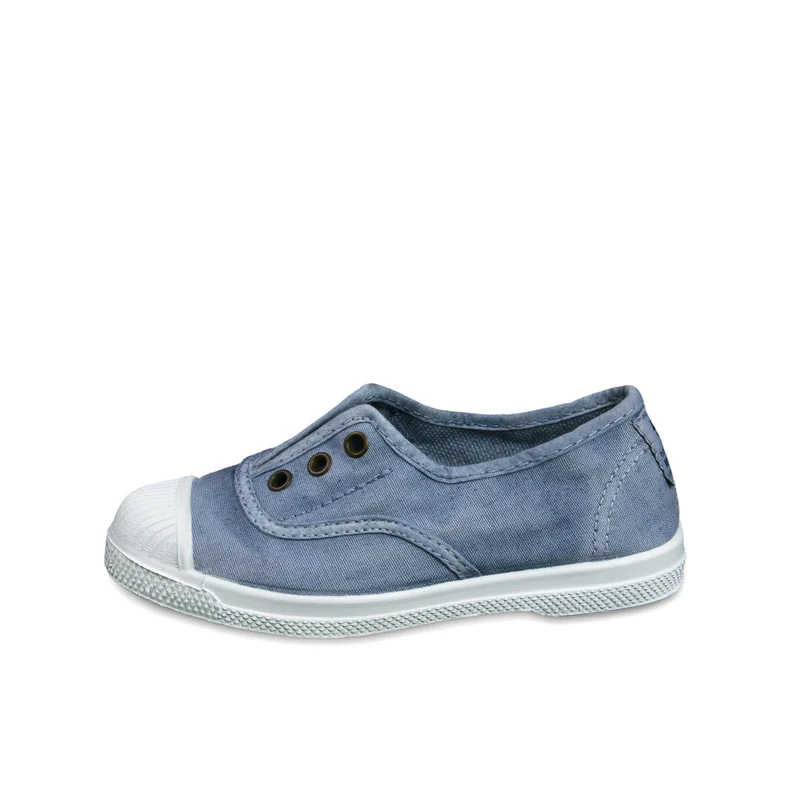 Zapatilla celeste lavado LONA470 Natural World