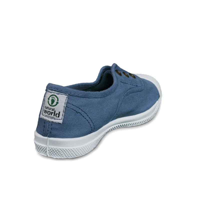 Zapatilla azul jeans LONA470 Natural World