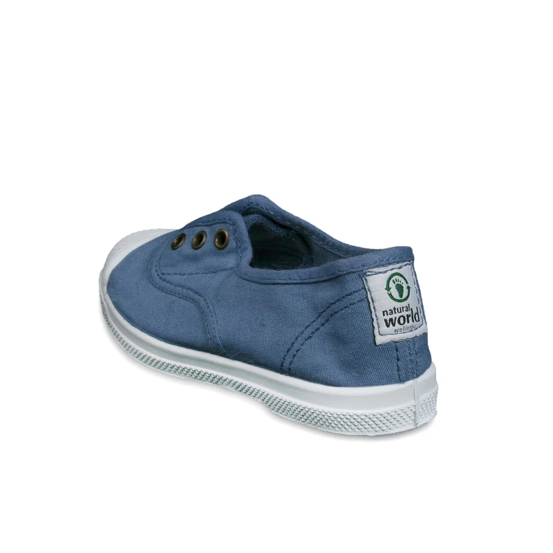 Zapatilla azul jeans LONA470 Natural World