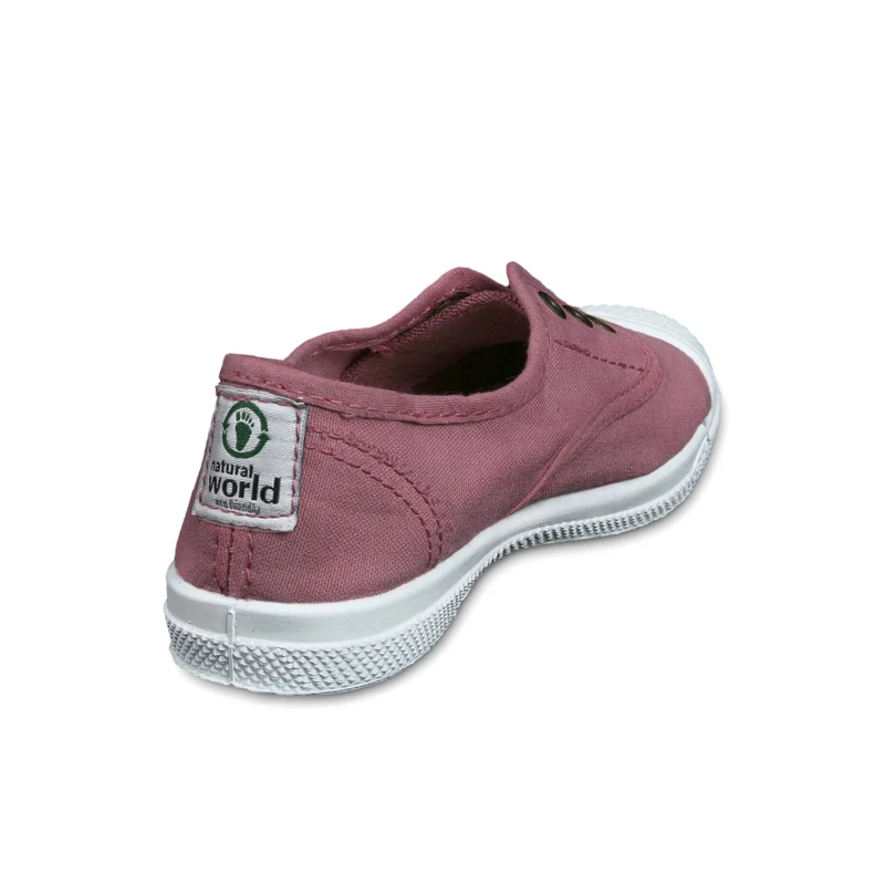 Zapatilla rosa LONA470 Natural World