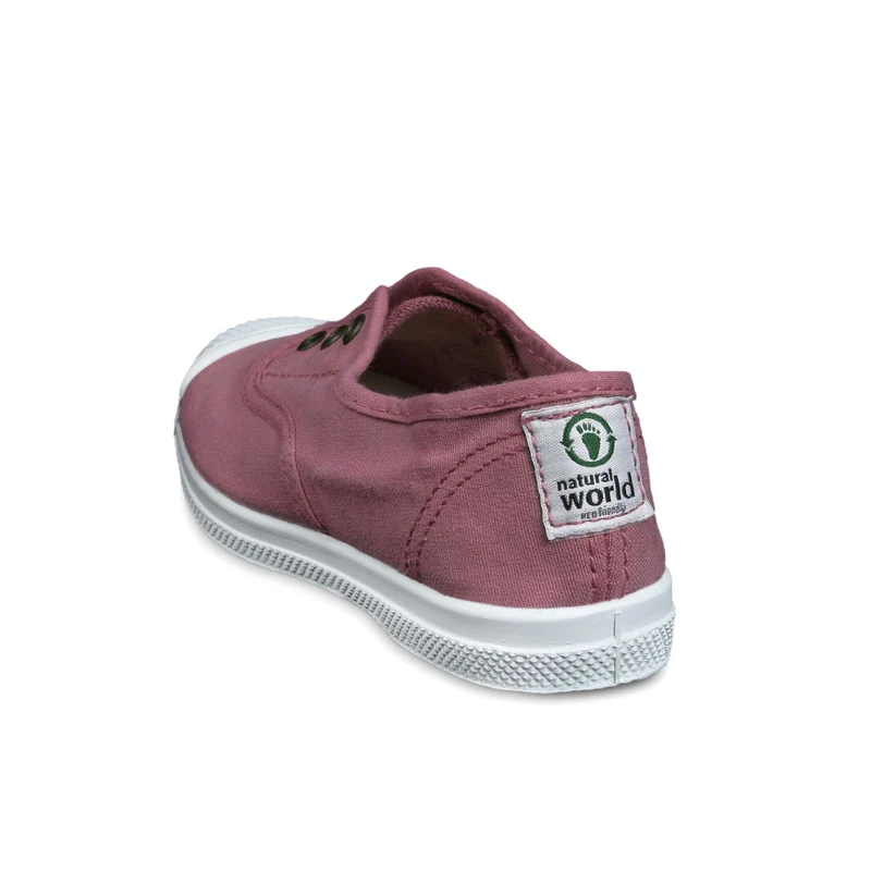 Zapatilla rosa LONA470 Natural World
