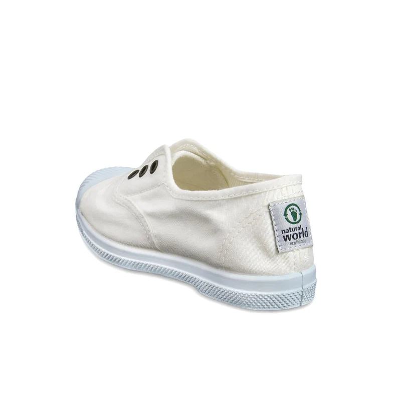 Zapatilla blanca LONA470 Natural World