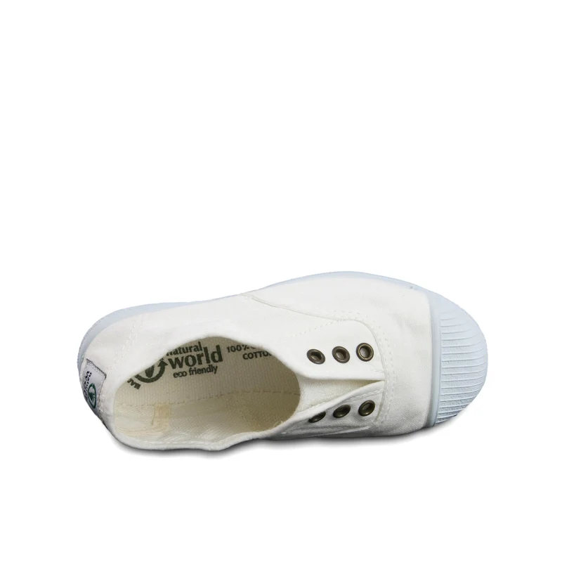 Zapatilla blanca LONA470 Natural World