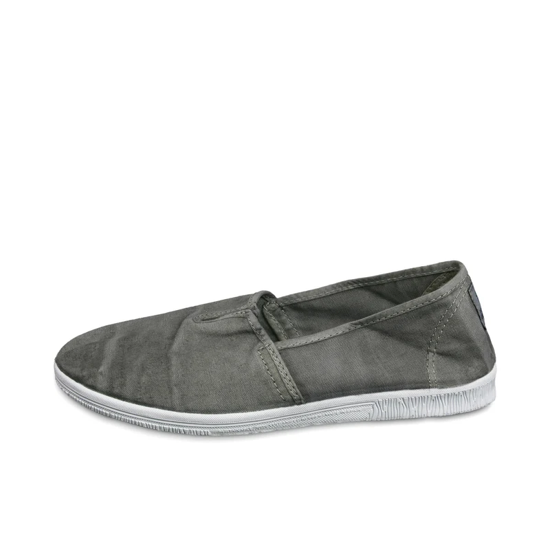 Zapatilla gris lavado LONA615-305 Natural World