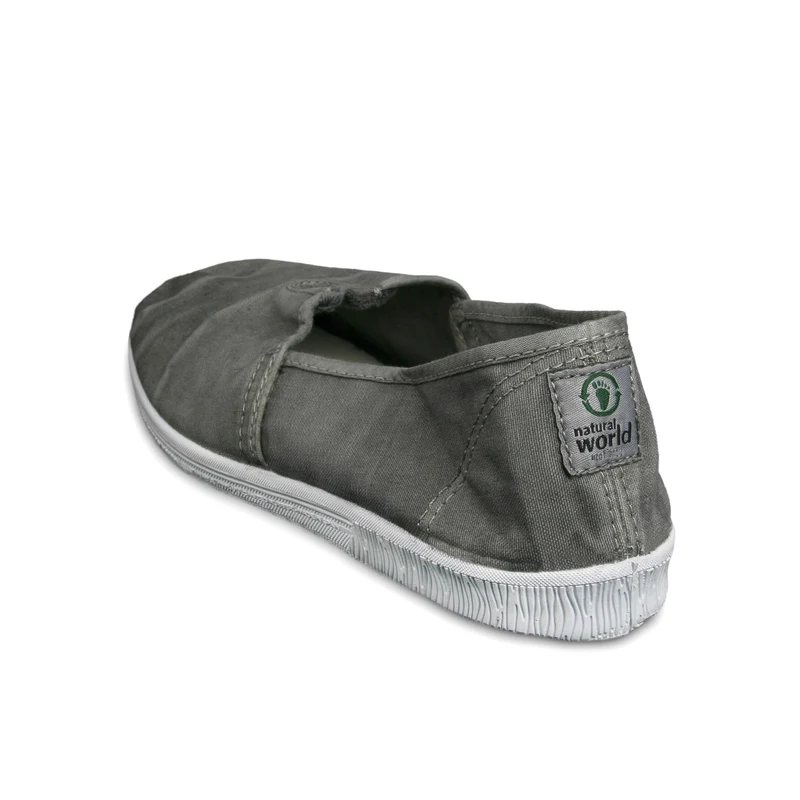 Zapatilla gris lavado LONA615-305 Natural World