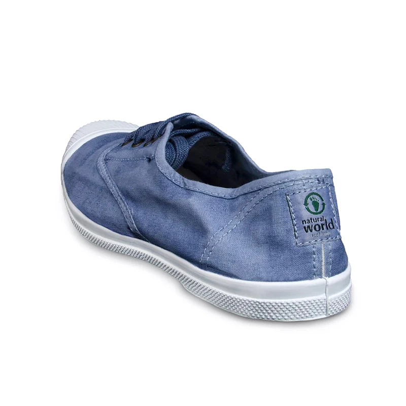Zapatilla celeste lavado LONA102 Natural World
