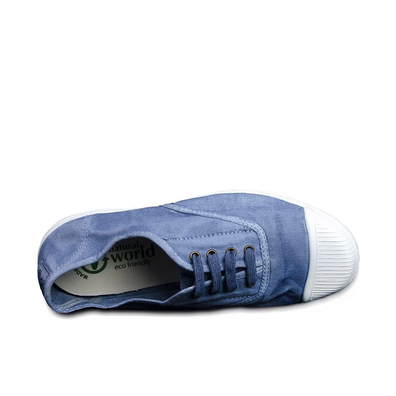 Zapatilla celeste lavado LONA102 Natural World