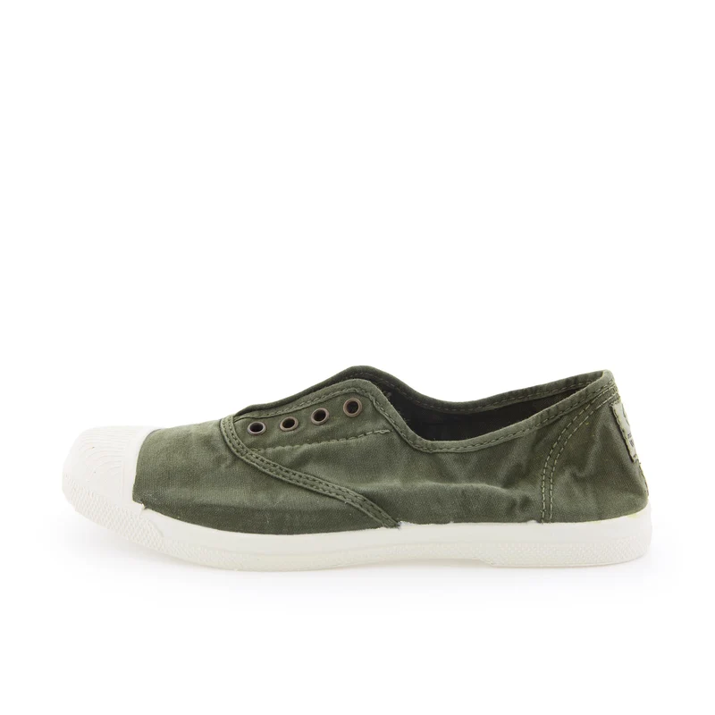 Zapatilla kaki lavado LONA102 Natural World