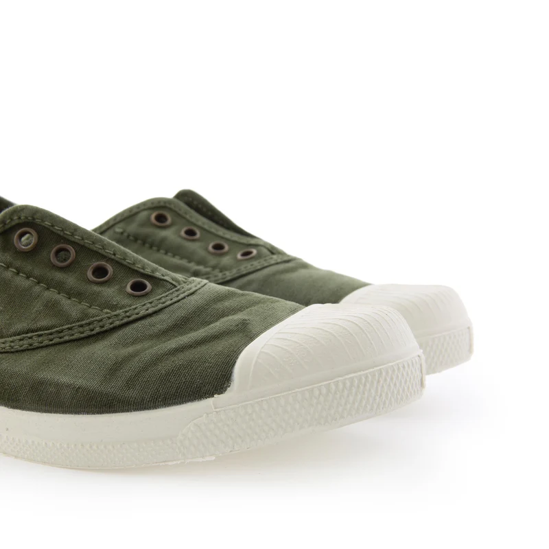 Zapatilla kaki lavado LONA102 Natural World