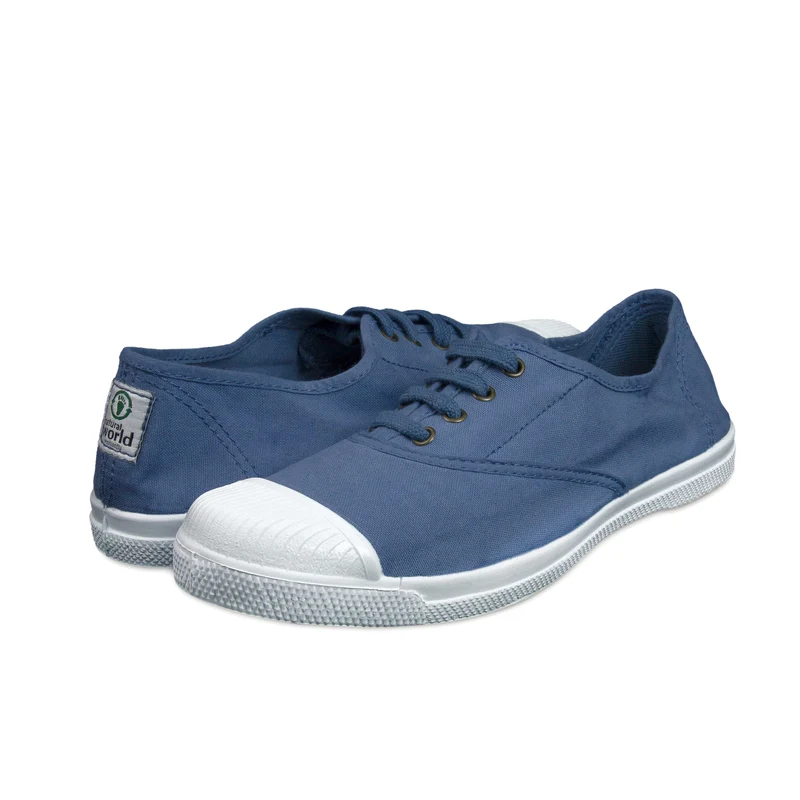 Zapatilla azul jeans LONA102 Natural World