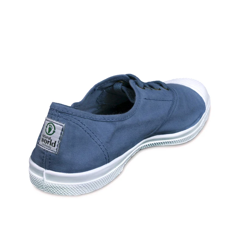 Zapatilla azul jeans LONA102 Natural World